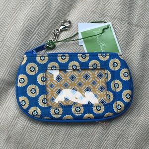 NWT Vera Bradley ID wallet - retired Riviera Blue